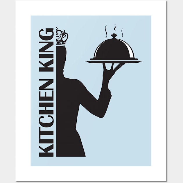 Kitchen King Wall Art by nektarinchen